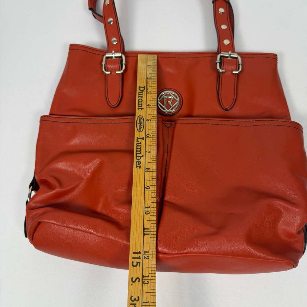 Relic Red Faux Leather Multi-Pocket Tote Shoulder Bag - Picture 11 of 12
